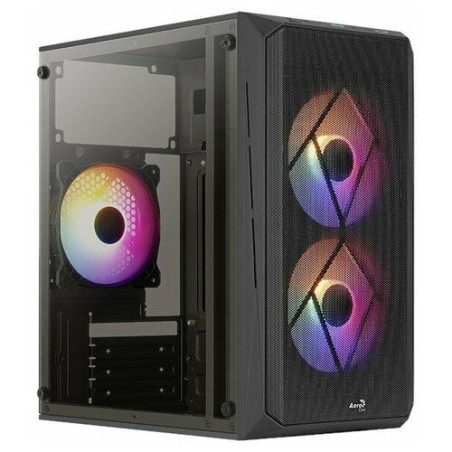 AeroCool CS-107-A-BK-v2 Tower Micro ATX Sort